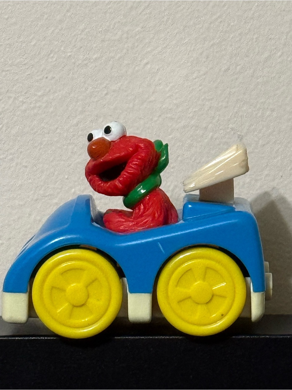💖4/$35- Vintage 1993 Sesame Street Elmo Race Car Toy Tyco Playtime Jim Henson